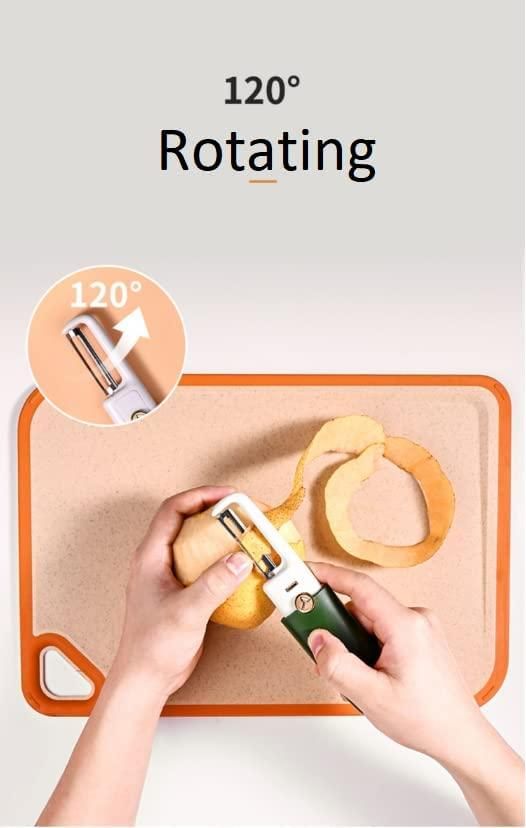2-in-1 Kitchen Knife & Peeler – Stainless Steel